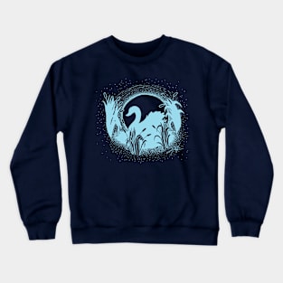 Swimming Underneath the Moonlight T-Shirt Crewneck Sweatshirt